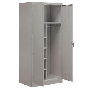 Salsbury Industries 9200 Series 78 in. H x 24 in. D Combination Storage Cabinet Assembled in Gray 9274GRY A