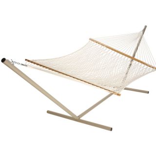 Extra large 2 person Brown Rope Cotton Hammock