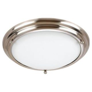 Sea Gull Lighting Centra 2 Light Brushed Stainless Flushmount 79034BLE 98