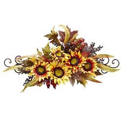 Christopher Knight Home 60 inch Fall Sunflower Berry Garland