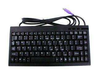 ADESSO ACK 595PB Black 12 Function Keys PS/2 Wired Mini Keyboard with Embedded Numeric Keypad