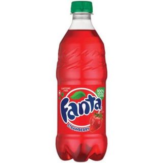 Fanta Strawberry Soda, 20 oz