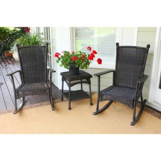Tortuga Outdoor Portside 3 Piece Rocker Seating Group with Cushions