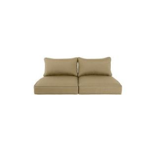 Brown Jordan Greystone Replacement Outdoor Loveseat Cushion in Meadow MT005 VC5