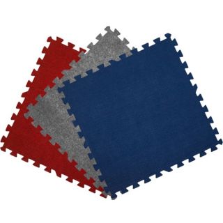 Get Rung Carpet Topped Interlocking Foam Puzzle Mat Flooring Tiles