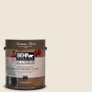 BEHR Premium Plus Ultra 1 gal. #780C 2 Baked Brie Flat/Matte Interior Paint 175001