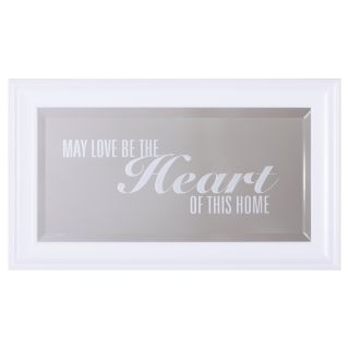 Art Effects Heart Of This Home Mirror   29W x 17H in.   Wall Art