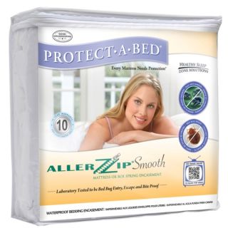 AllerZip Smooth Full size Bedbug proof Mattress Protector   12419522