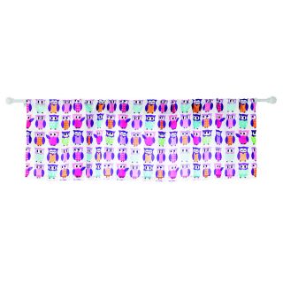 Style Selections Trea 15.5 in Multi Polyester Rod Pocket Valance