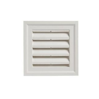 Cellwood 14 in. x 14 in. White Square Gable Vent SQGV14H04H