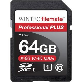 Wintec Filemate Professional Plus 64GB SDHC UHS 1 Memory Card Class 10