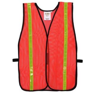 Cordova High Visibility Orange Mesh Safety Vest One Size Fits All V110L
