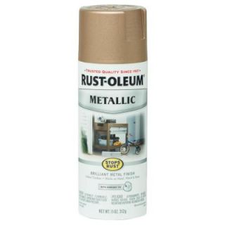 Rust Oleum Stops Rust 11 oz. Vintage Metallic Rose Gold Protective Enamel Spray Paint (Case of 6) 286564
