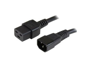 StarTech Model PXTC14C19143 3 ft. Computer power cord   C14 to C19, 14 AWG M M
