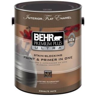 BEHR Premium Plus Ultra 1 Gal. Deep Base Flat Enamel Interior Paint 175301