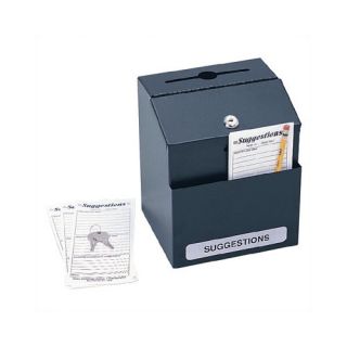 Safco Products Steel Suggestion/Key Drop Box with Locking