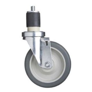 FocusFoodService FBRCST5B 5 inch Swivel Casters with Brake Replacement for Aluminum Baking Racks