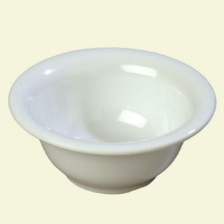 Carlisle 10 oz., 5.38 in. Diameter Melamine Rimmed Nappie Bowl in White (Case of 24) 3303802