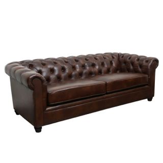 Charlton Home Pratolina Leather Sofa