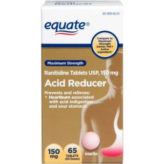 Equate Ranitidine Acid Reducer 150 mg, 65ct