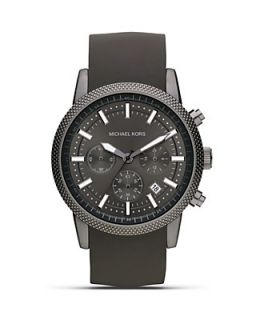 Michael Kors Round Grey Silicone Sport Watch, 43mm