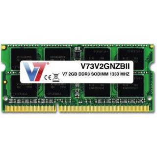 V7 2GB DDR3 1333MHz PC3 10600 SO DIMM Notebook Memory