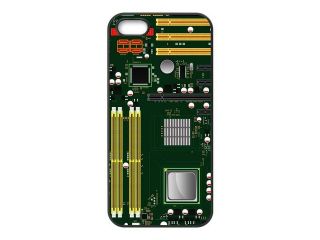Durable Platic Case Cover for iPhone 5/5S Computer Mainboard/Circuit Board Pattern Printed Cell Phones Shell