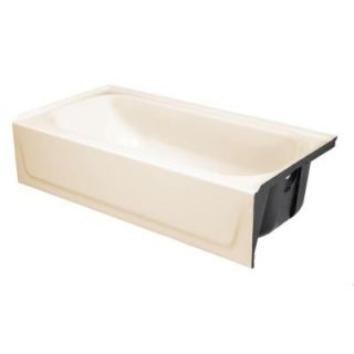 Bootz Industries BootzCast 5 ft. Right Drain Soaking Tub in Biscuit 011 7000 96