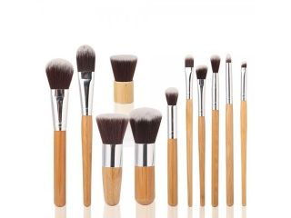 11pcs Professional Multifunctional Cosmetic Makeup Tool Finishing Brushes Kit