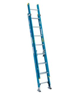 Werner D6016 2 16 ft. Fiberglass Extension Ladder   Ladders and Scaffolding