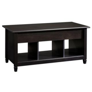 SAUDER Edge Water Collection Estate Black Rectangle Lift Top Coffee Table 414856
