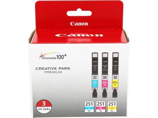 Canon CLI 251 XL (6449B009) Ink Cartridge 3 Color (Cyan, Magenta, Yellow