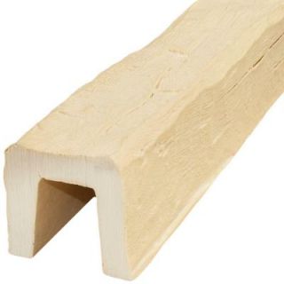 American Pro Decor 5 in. x 5 in. x 6 in. long Unfinished Faux Wood Beam Sample 5APD10314