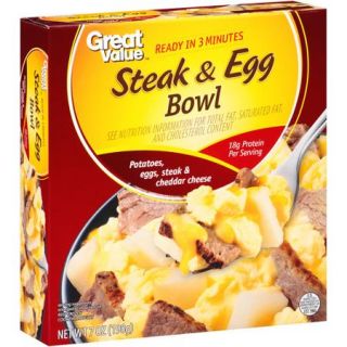 Great Value Steak & Egg Bowl, 7 oz