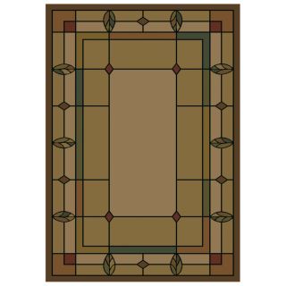 Shaw Living Rectangular Indoor Woven Area Rug (Common 5 x 7; Actual 63 in W x 91 in L)