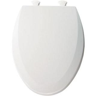 BEMIS Lift Off Elongated Closed Front Toilet Seat in Cotton White 1500EC 390