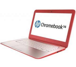 HP 14 Google Chromebook Intel 2GB RAM, 16GB SS D & HD Webcam   E273826 —