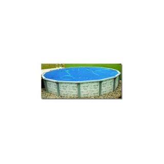 Blue Wave NS135 12' x 24' Oval Above Ground Blue Solar Pool Cover Blanket