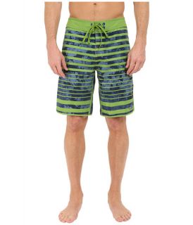 The North Face Whitecap Boardshorts Vibrant Green Moss Stripe