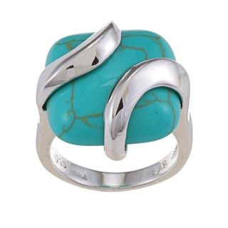 Meredith Leigh Silver Blue Topaz and Diamond Critters Butterfly Ring