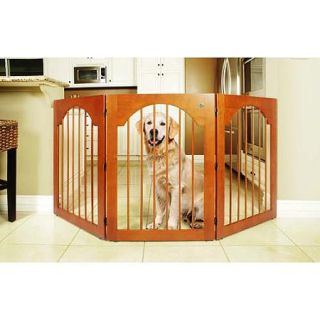 Majestic Pet Gate Cherry Wood