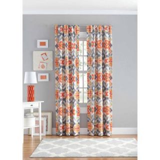 your zone ikat polyester curtain panel