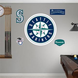 MLB Team Logo Wall Decals by Fathead   Seattle Mariners   7783150