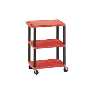 Luxor Utility Cart — Red, Model# WT34RS-B