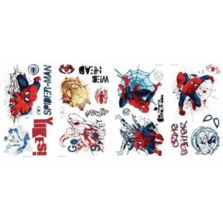 RoomMates 5 in. x 11.5 in. Ultimate Spider Man Graphic Peel and Stick Wall Decals RMK2170SCS