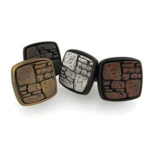 Fieldstone knob (Set of 10) (Pewter with Bronze)