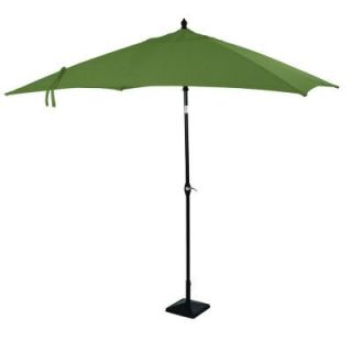 Hampton Bay Fall River 9 ft. Patio Umbrella in Moss DY11034 U