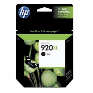 HP 920XL Black High Yield Original Ink Cartridge (CD975AN)