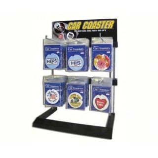 Counter Art CART91900 Car Coaster 6 Peg Counter Display