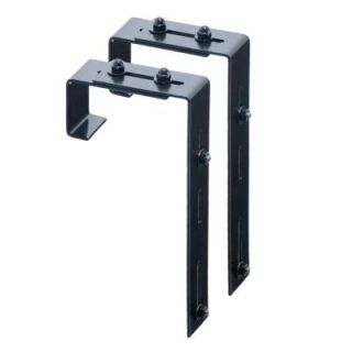 Mayne Window Box Deck Rail Steel Brackets (2 Pack) 3832